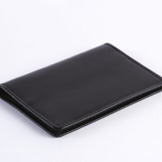 Porte cartes en cuir synthétique deux volets