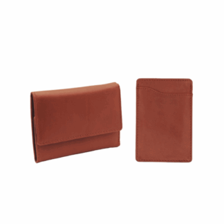 Pack Iris Portefeuille + porte-cartes en cuir